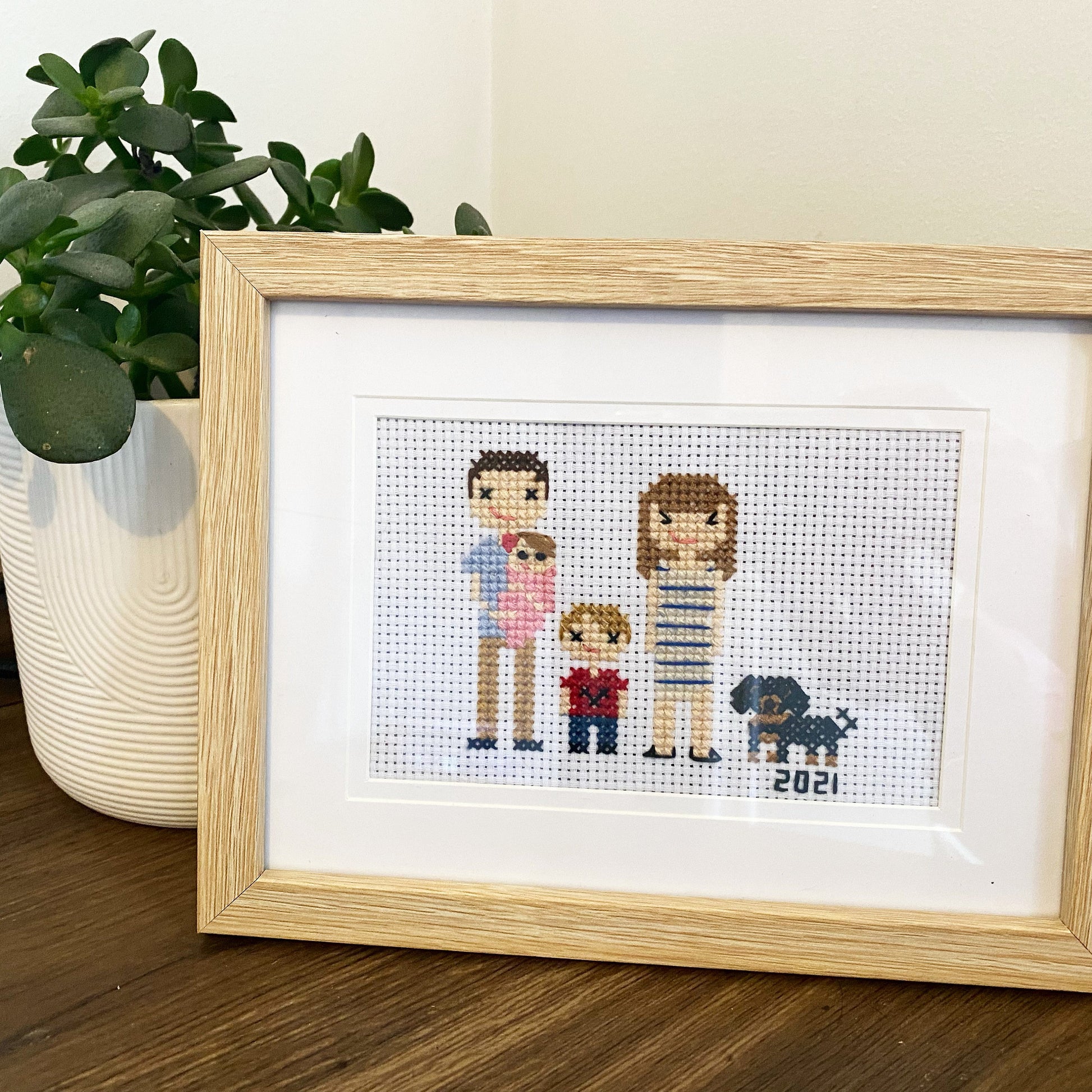 Pet Portrait |  Custom Cross Stitch