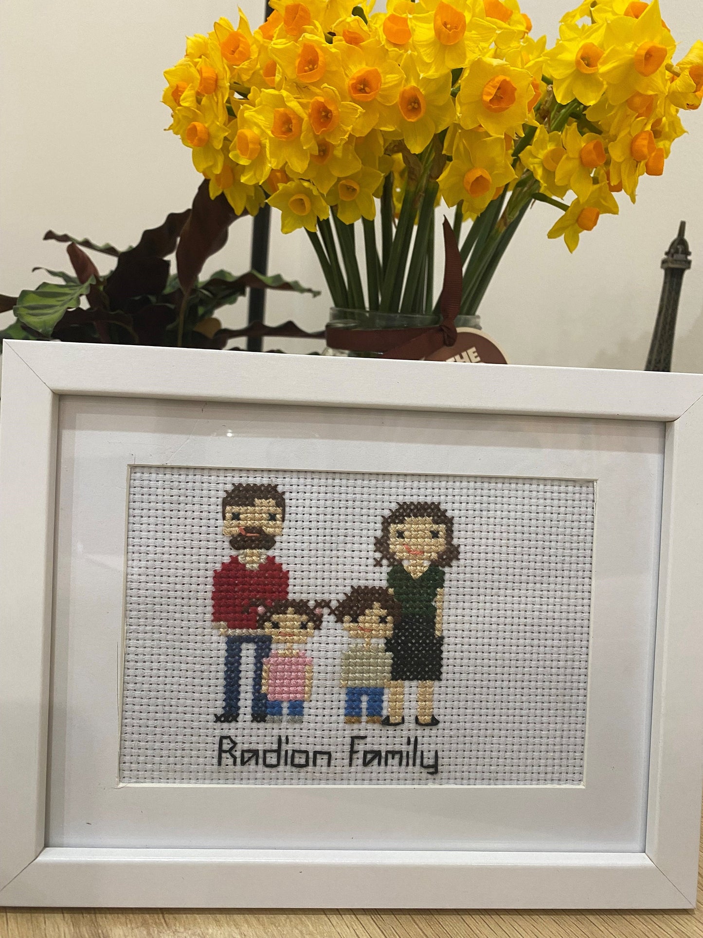 Family Portrait | Custom Cross Stitch