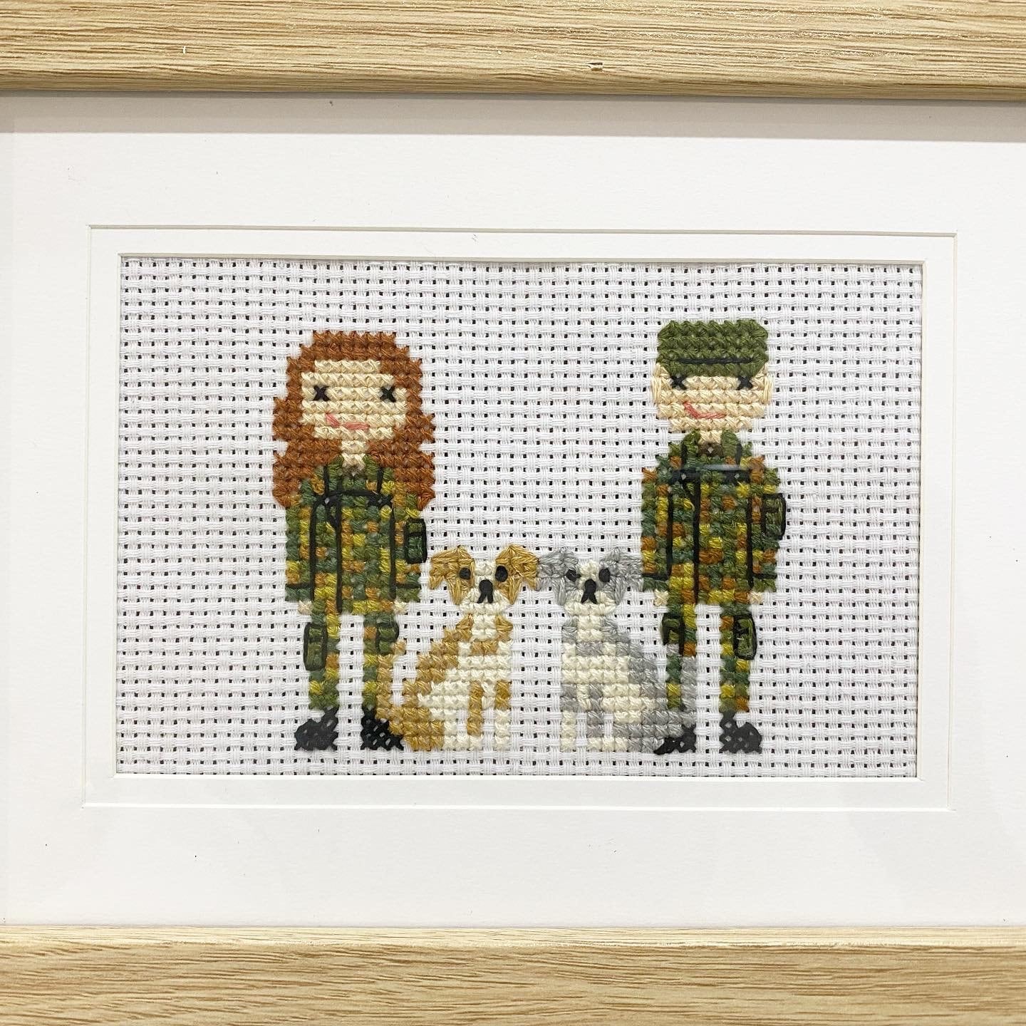 Pet Portrait |  Custom Cross Stitch