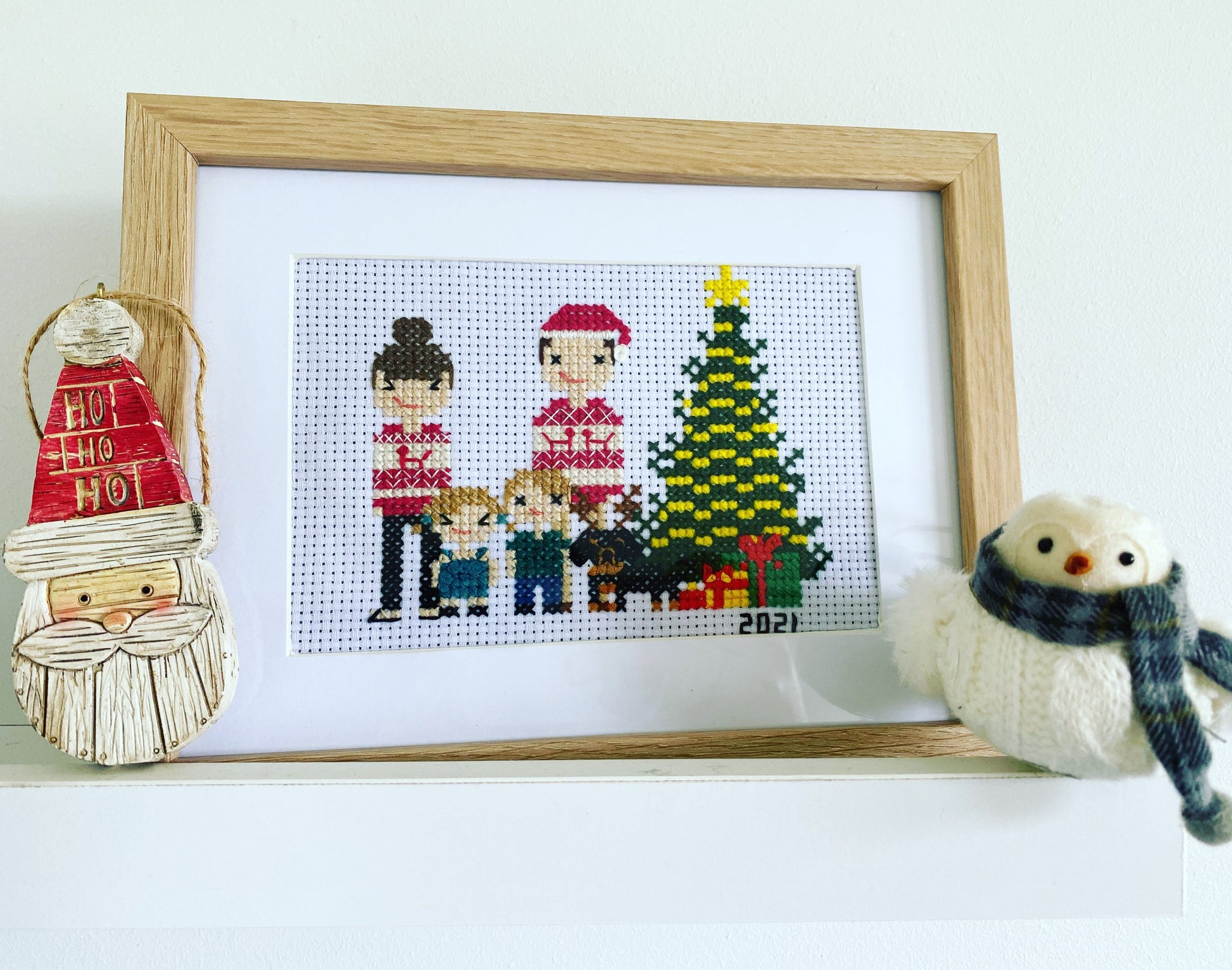 Family Christmas Cross Stitch