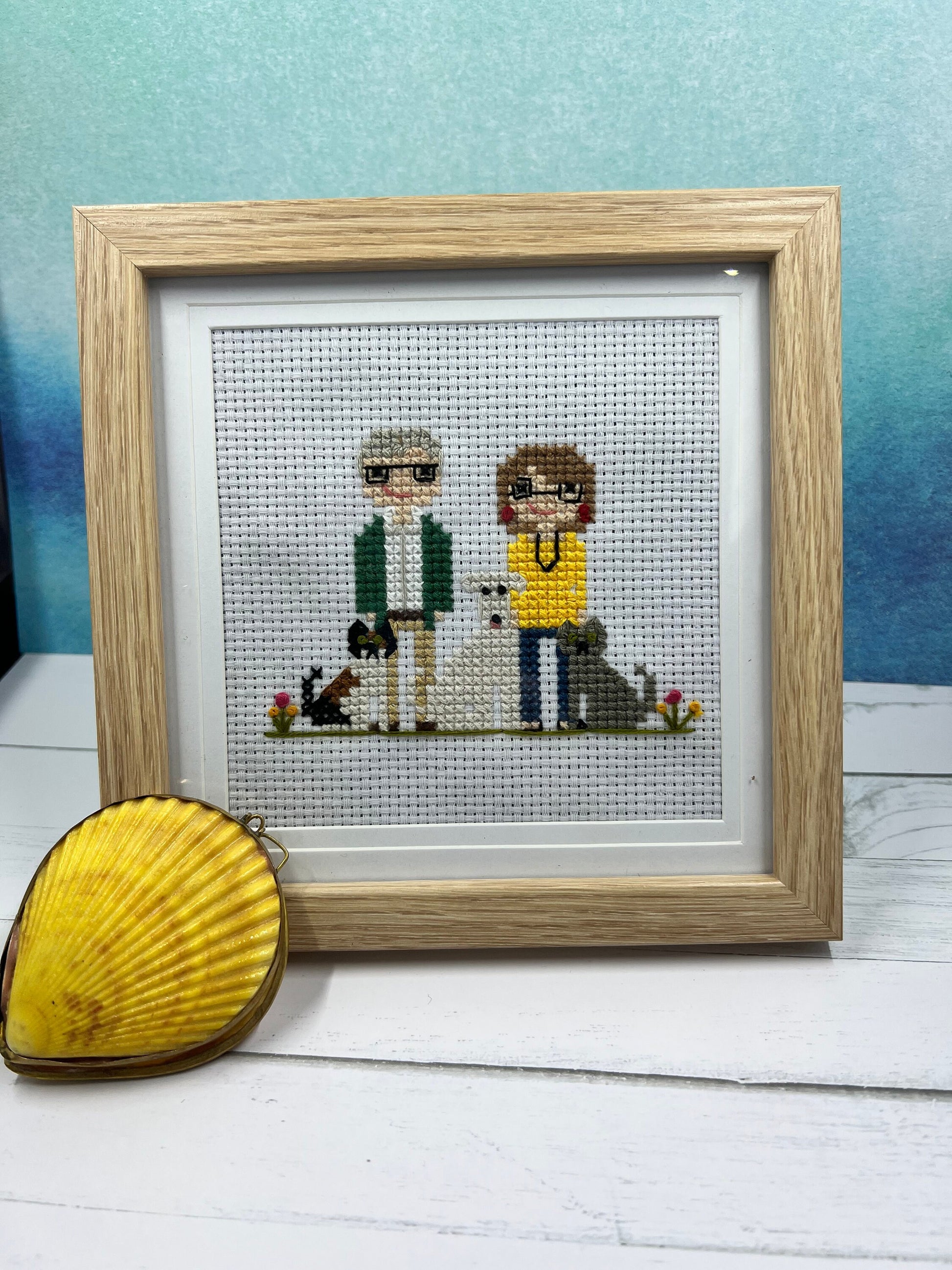 Pet Portrait |  Custom Cross Stitch