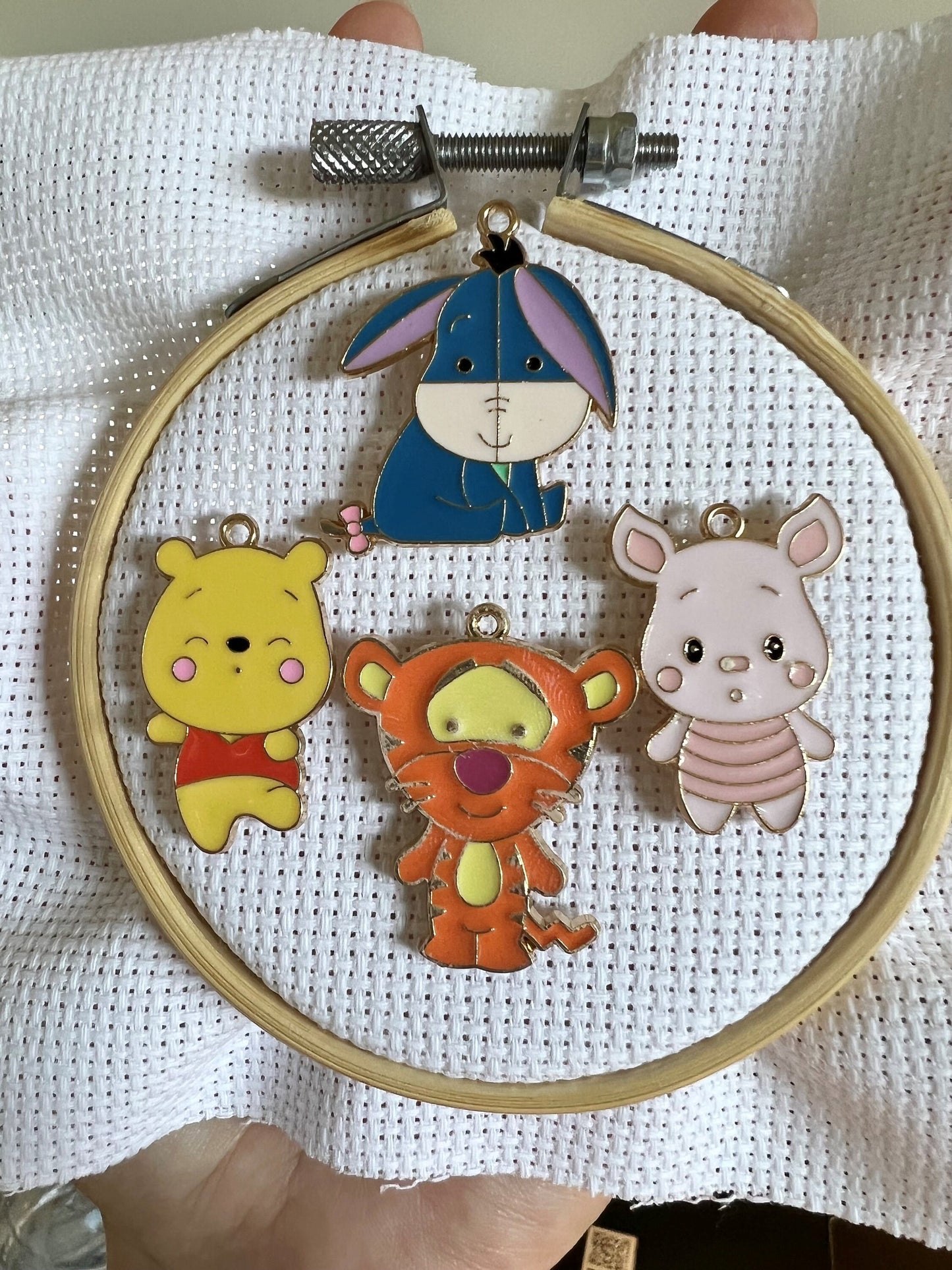 Disney needle minder | Winnie the pooh | magnetic needle minder | embroidery | cross stitch