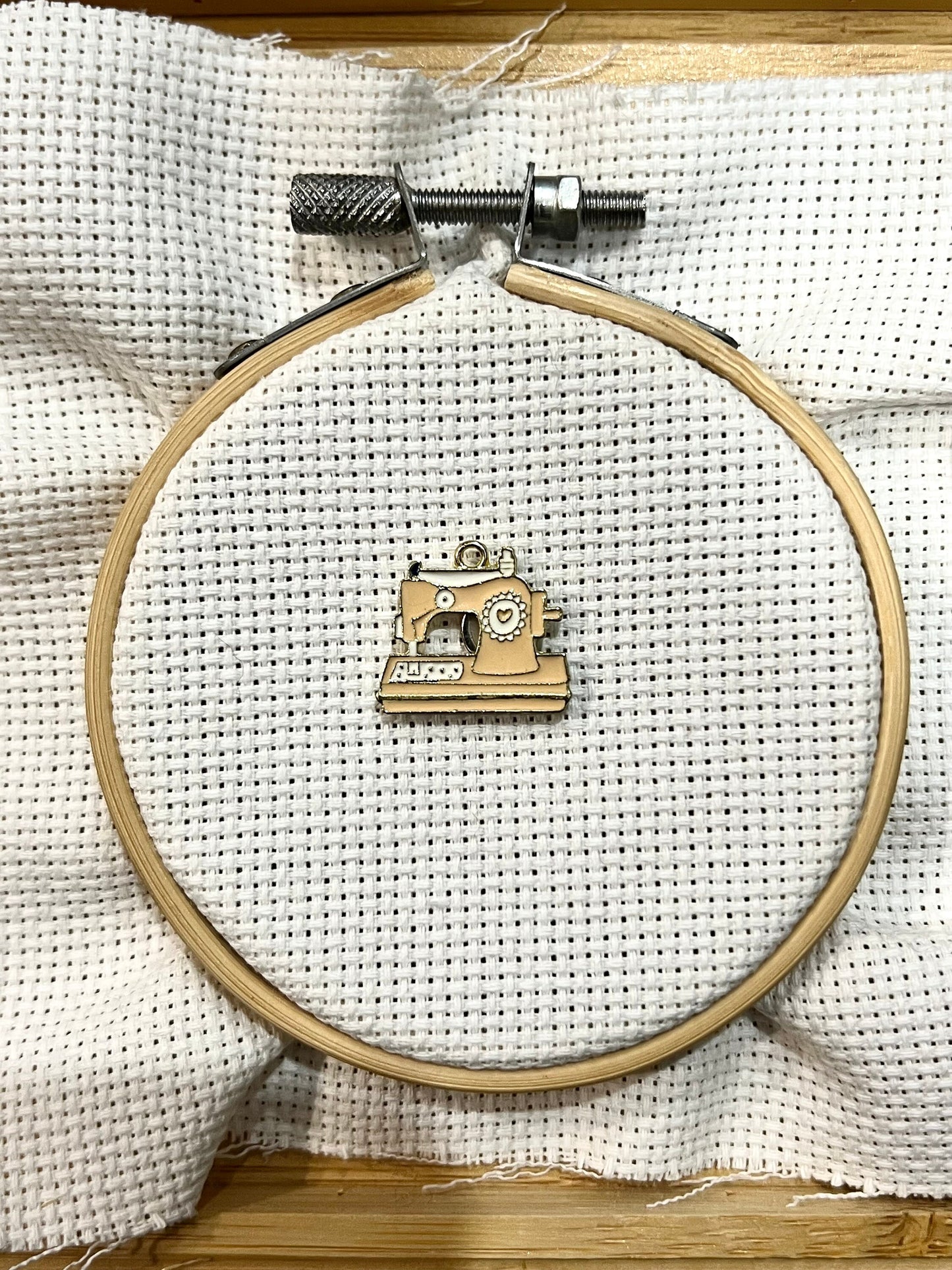 Crafty Cute needle minder | Ball of Yarn | Polaroid Camera | Sewing Machine | Cat in Cup | Embroidery minder