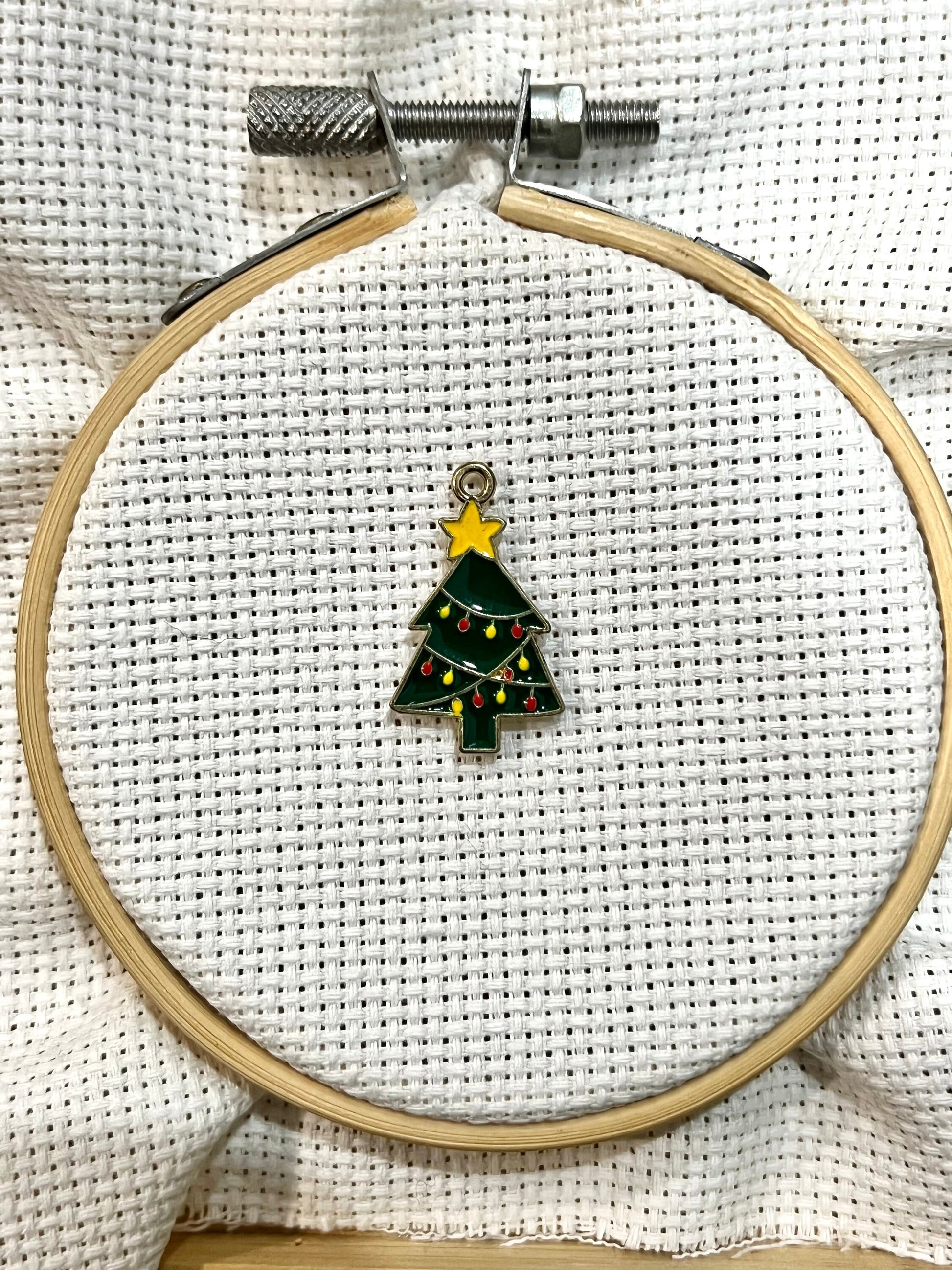 Cute Christmas needle minder | Penguin | Christmas Tree | Puppy in Stocking | Embroidery minder