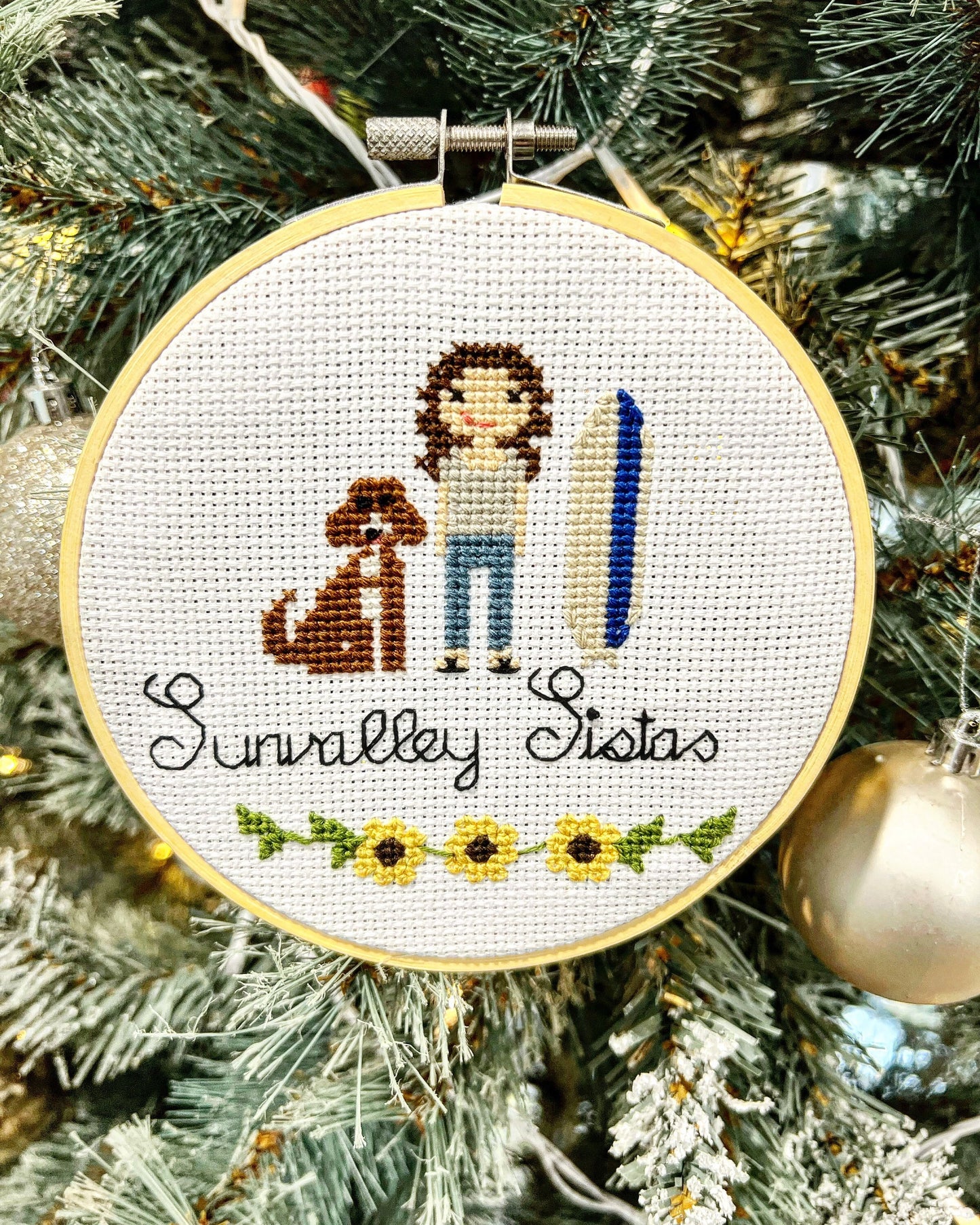 Couples Portrait |  Custom Cross Stitch