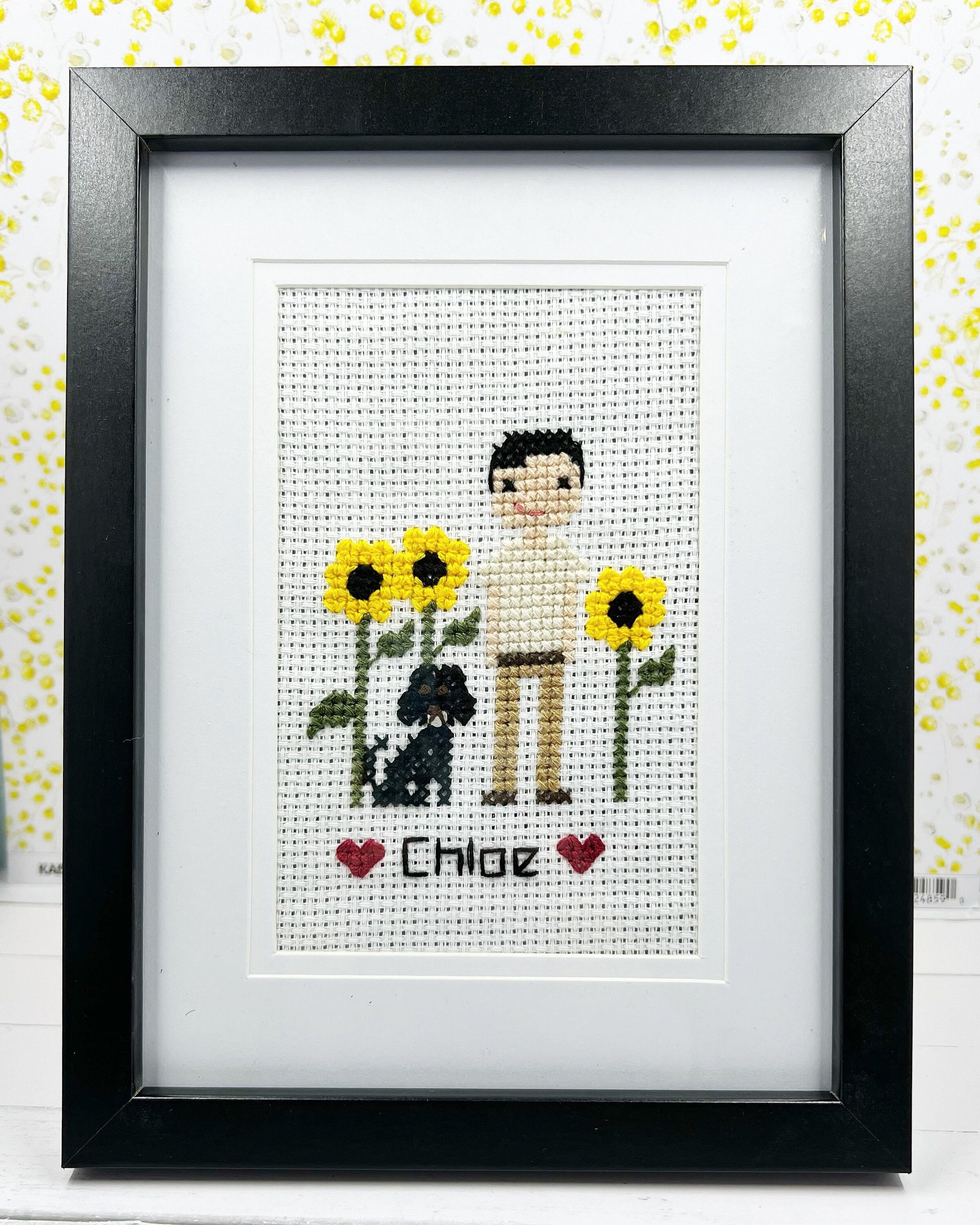 Couples Portrait |  Custom Cross Stitch