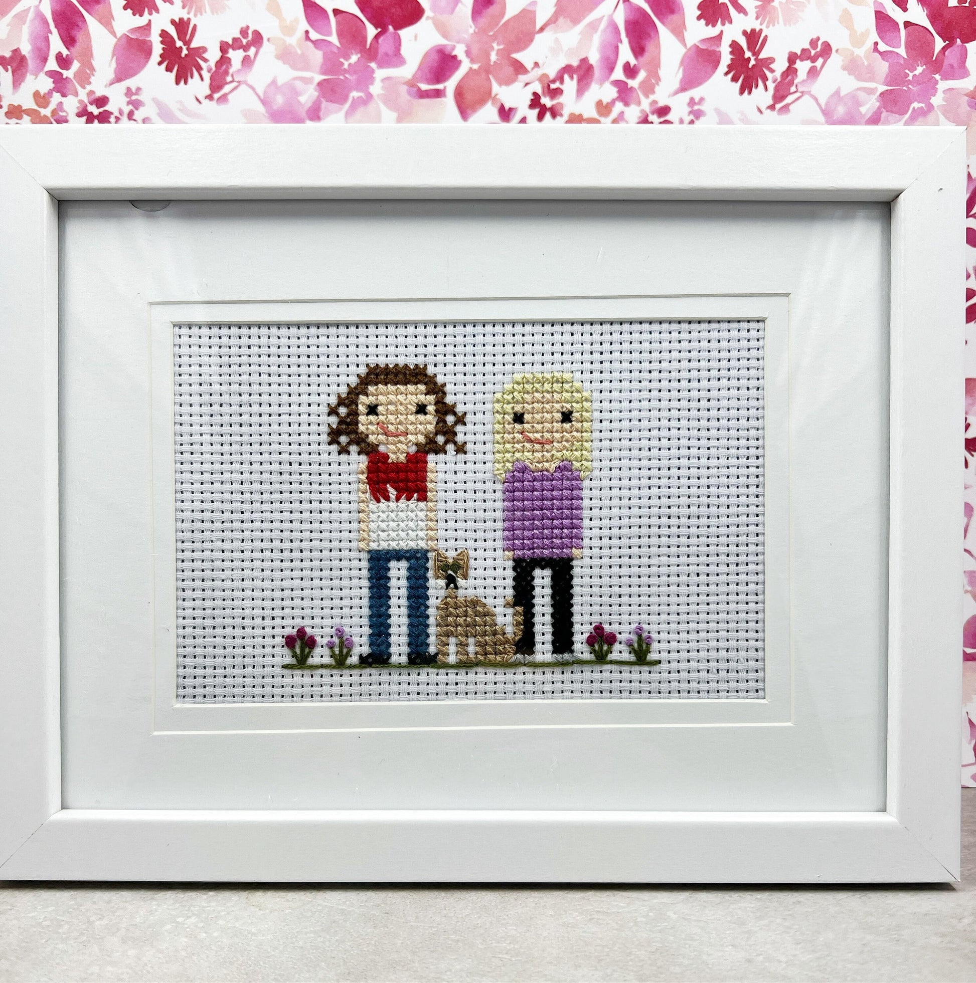 Pet Portrait |  Custom Cross Stitch