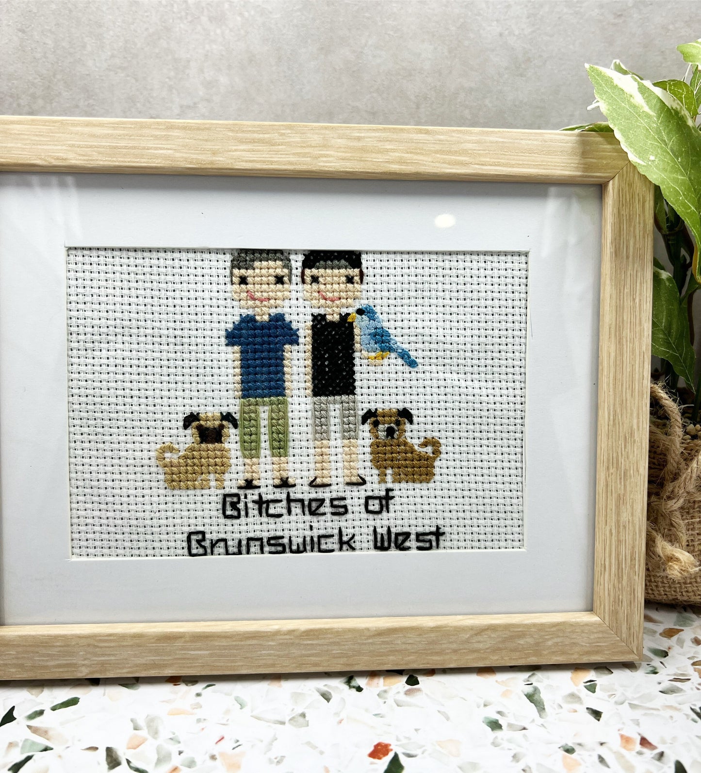 Pet Portrait |  Custom Cross Stitch