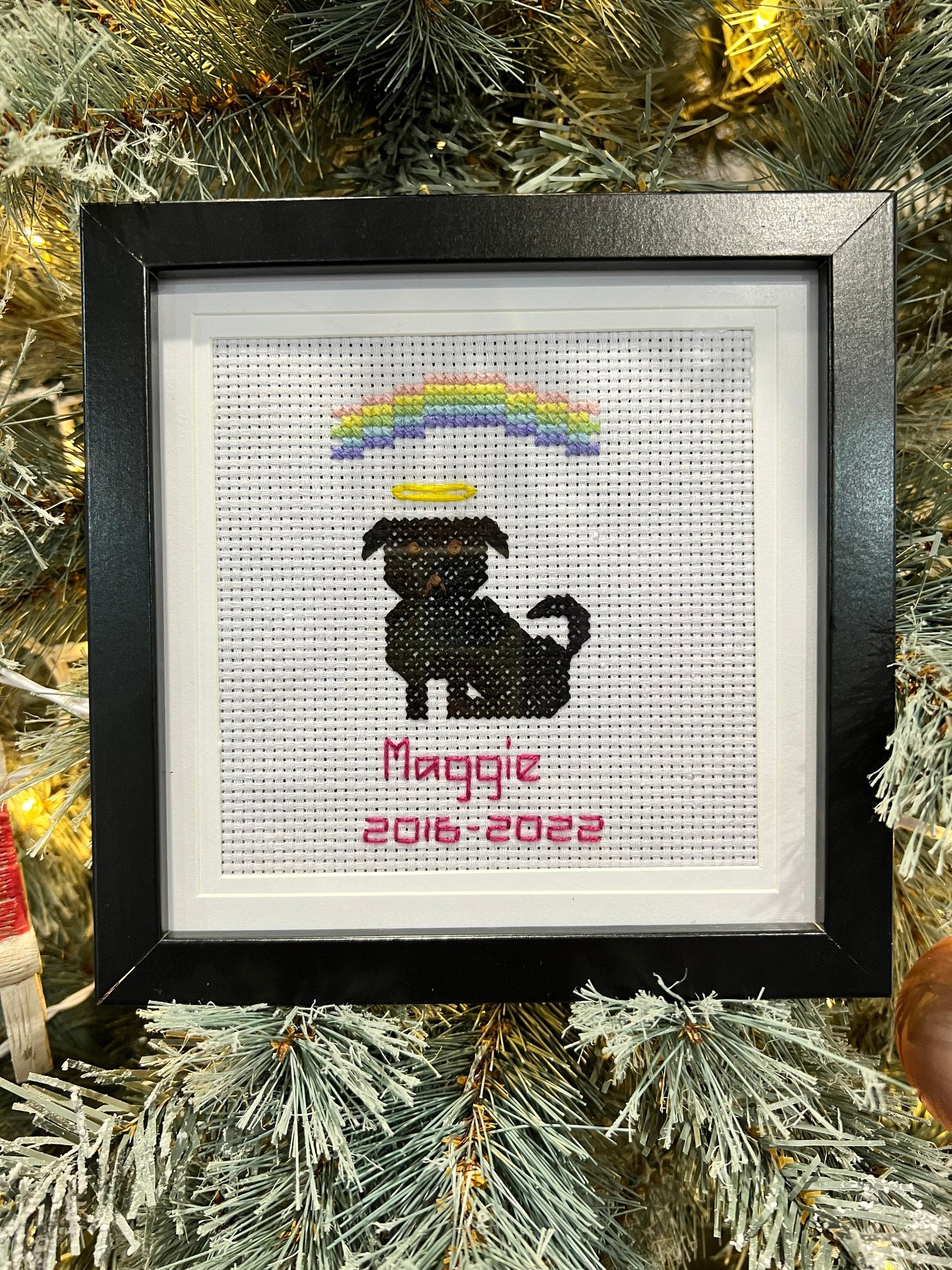 Pet Memorial Cross Stitch