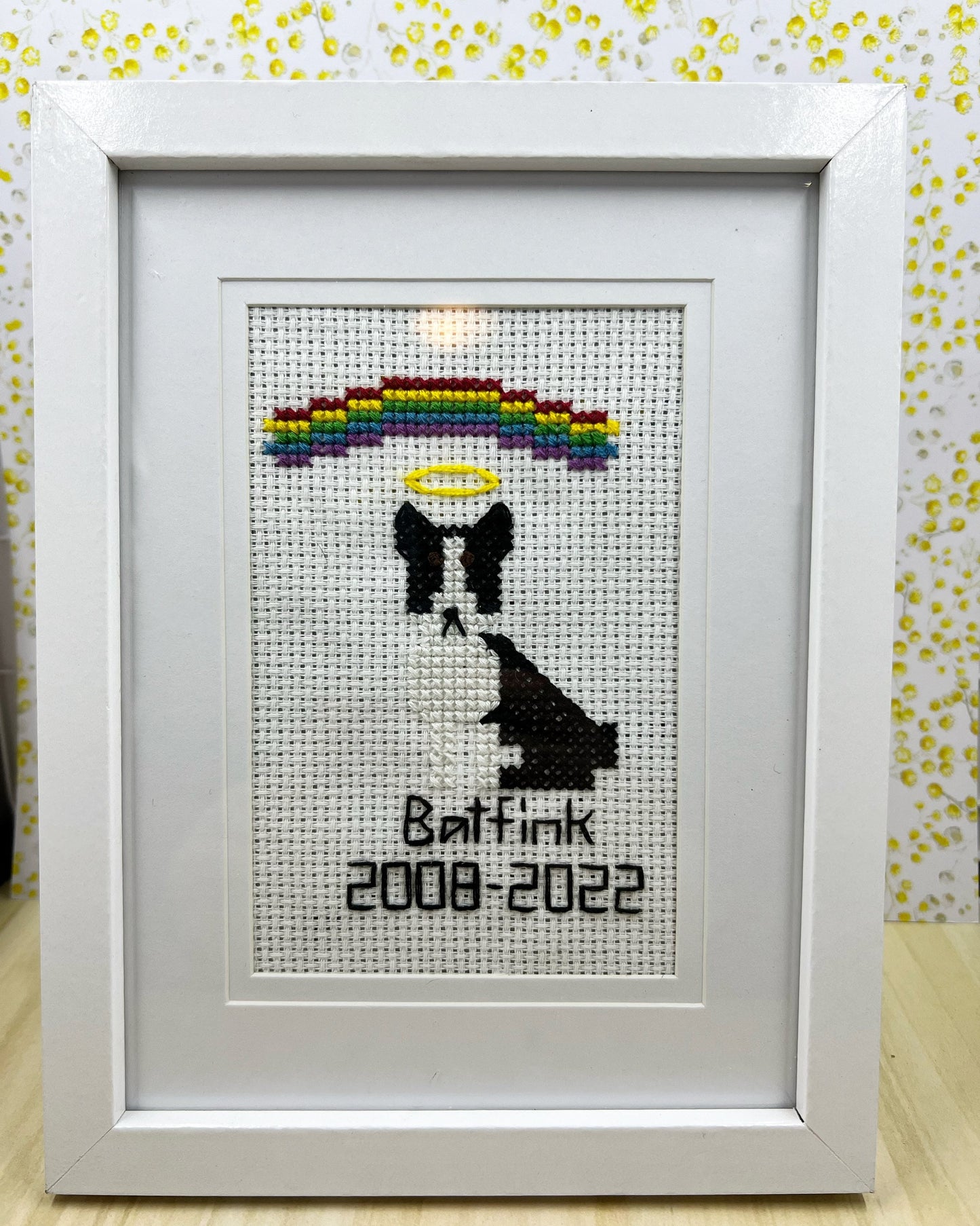 Pet Memorial Cross Stitch