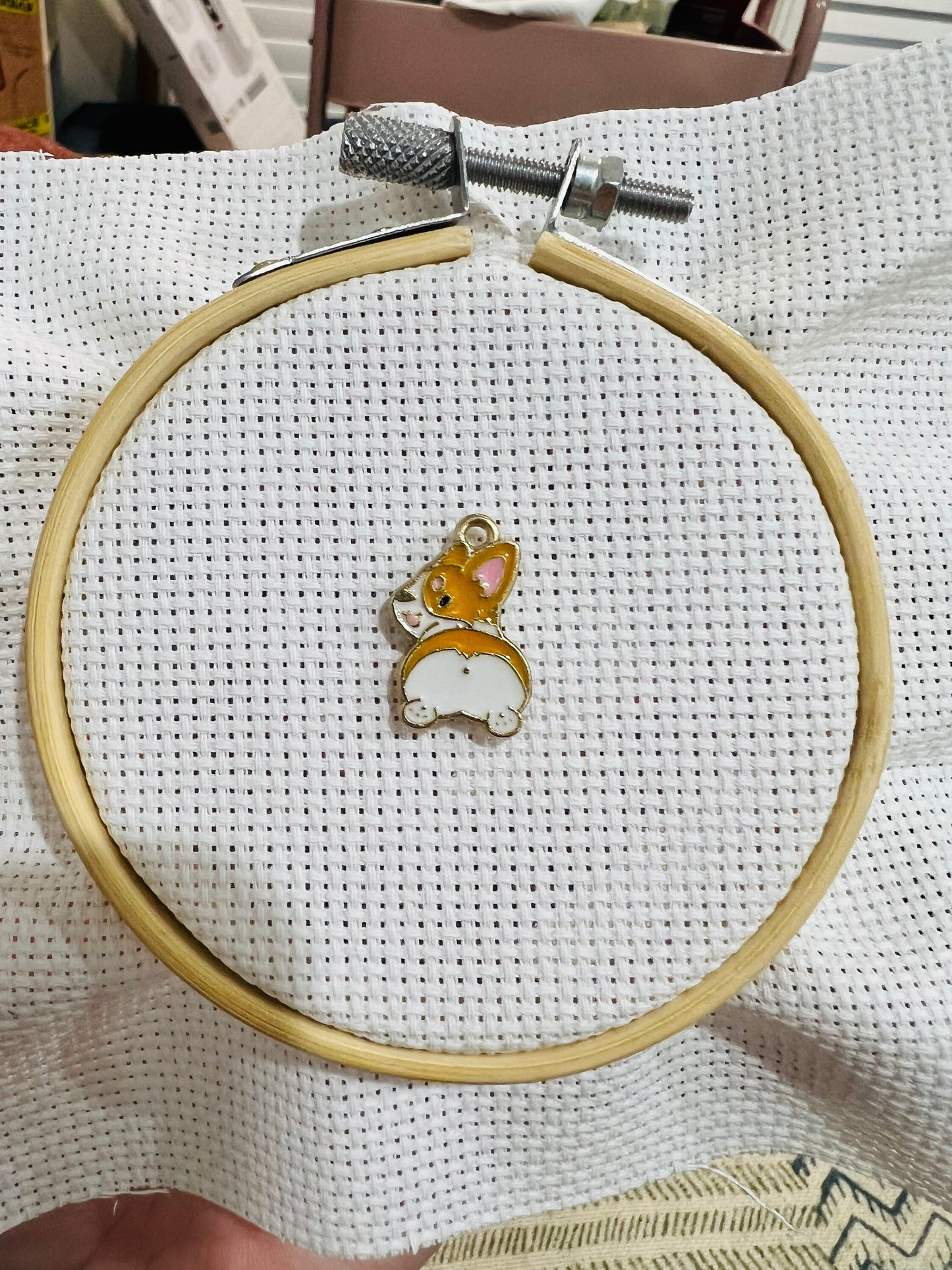 Cute Puppy Needle Minder | Embroidery minder