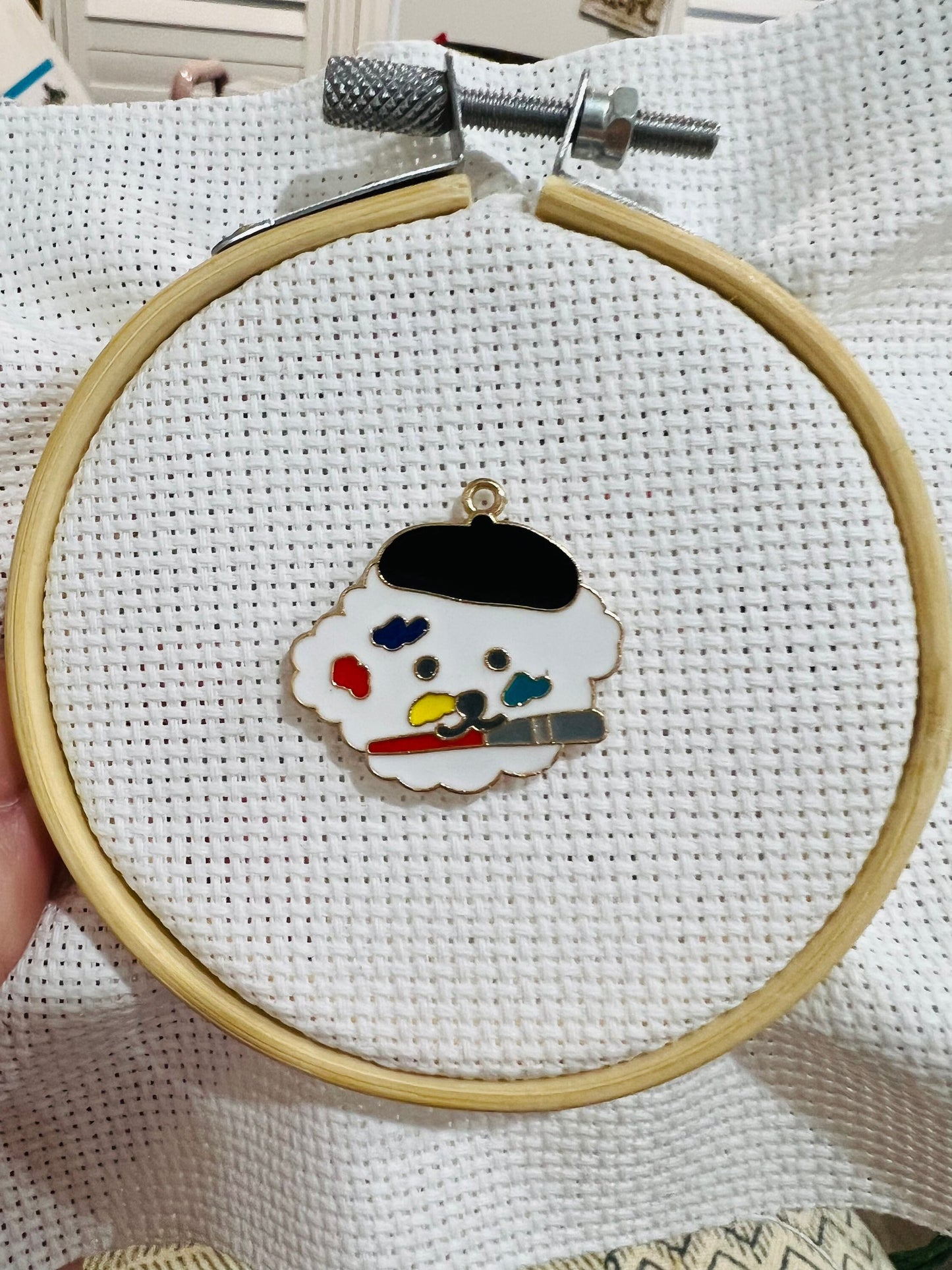 Cute Puppy Needle Minder | Embroidery minder