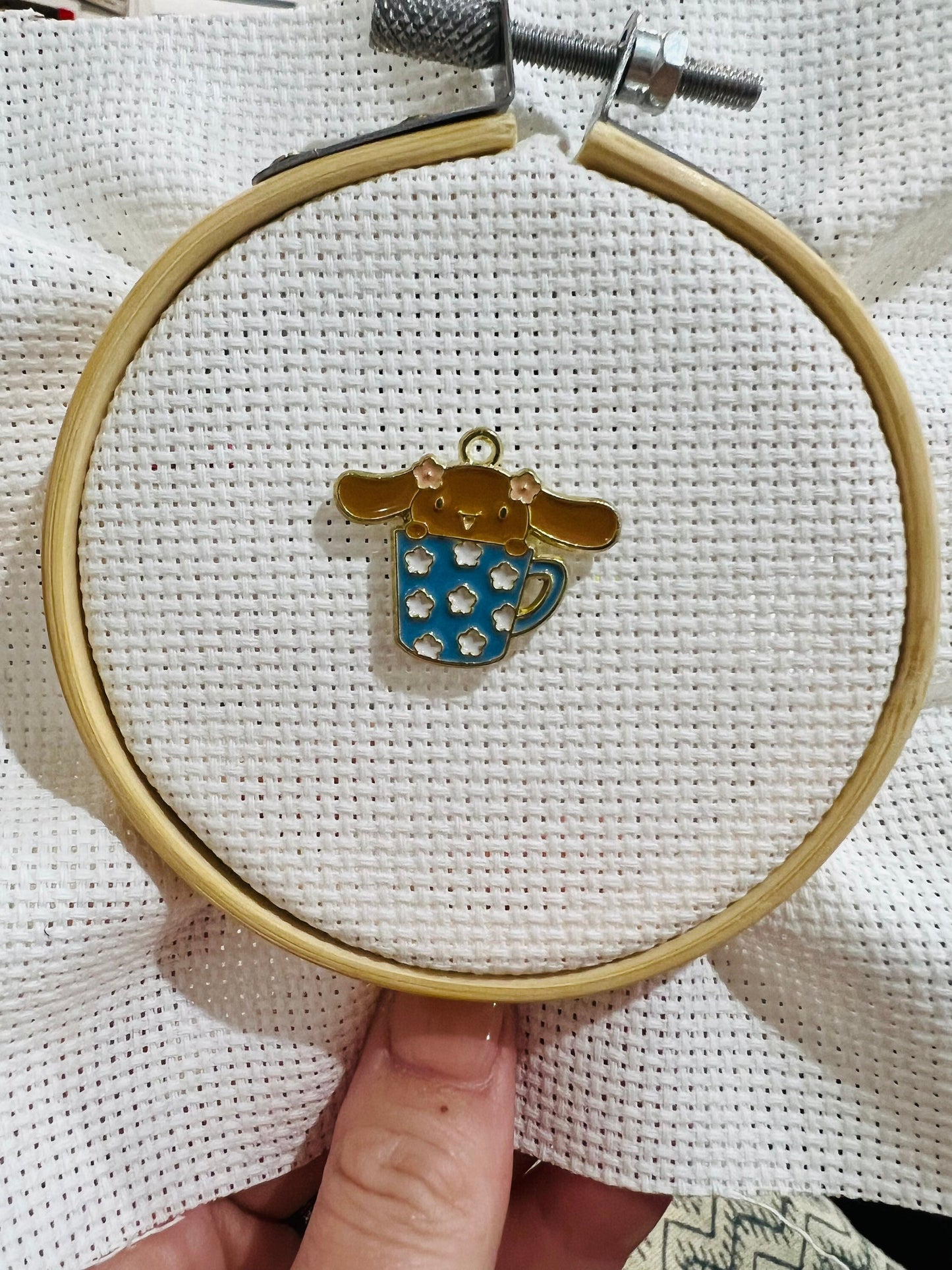 Cute Puppy Needle Minder | Embroidery minder