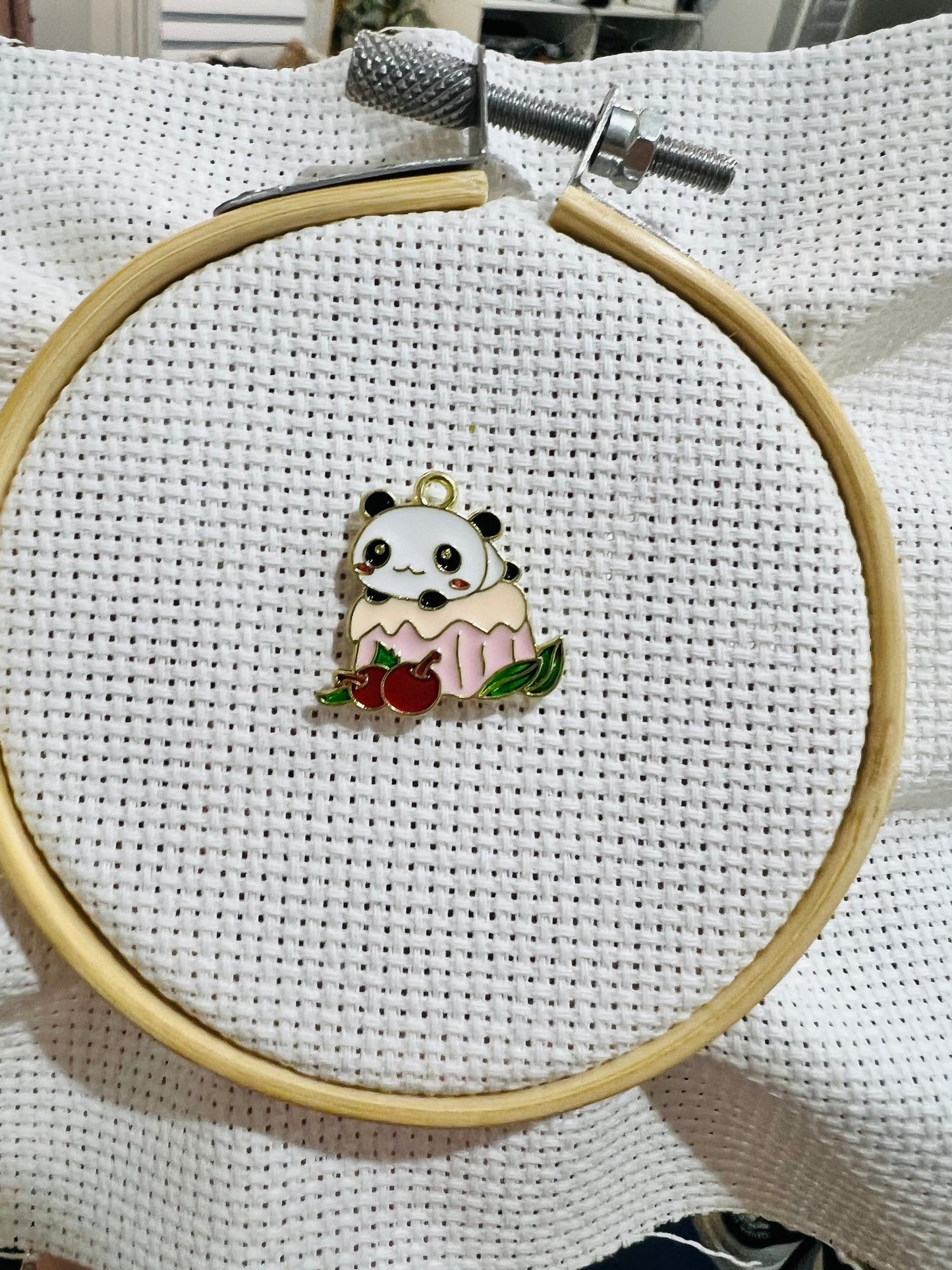 Cute Panda Needle Minder | Embroidery Minder