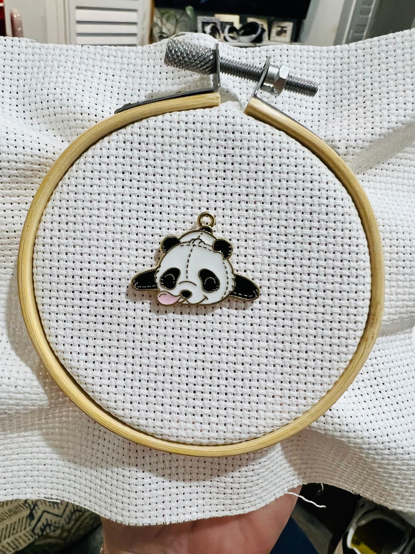 Cute Panda Needle Minder | Embroidery Minder